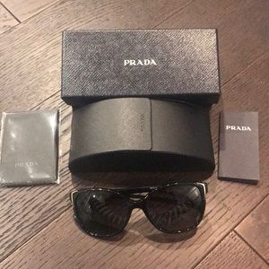 Prada Black Square Sunglasses